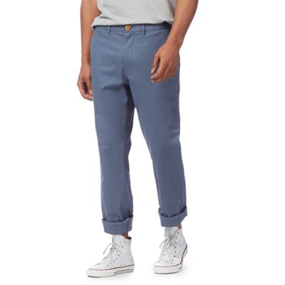 Big and tall blue chino trousers